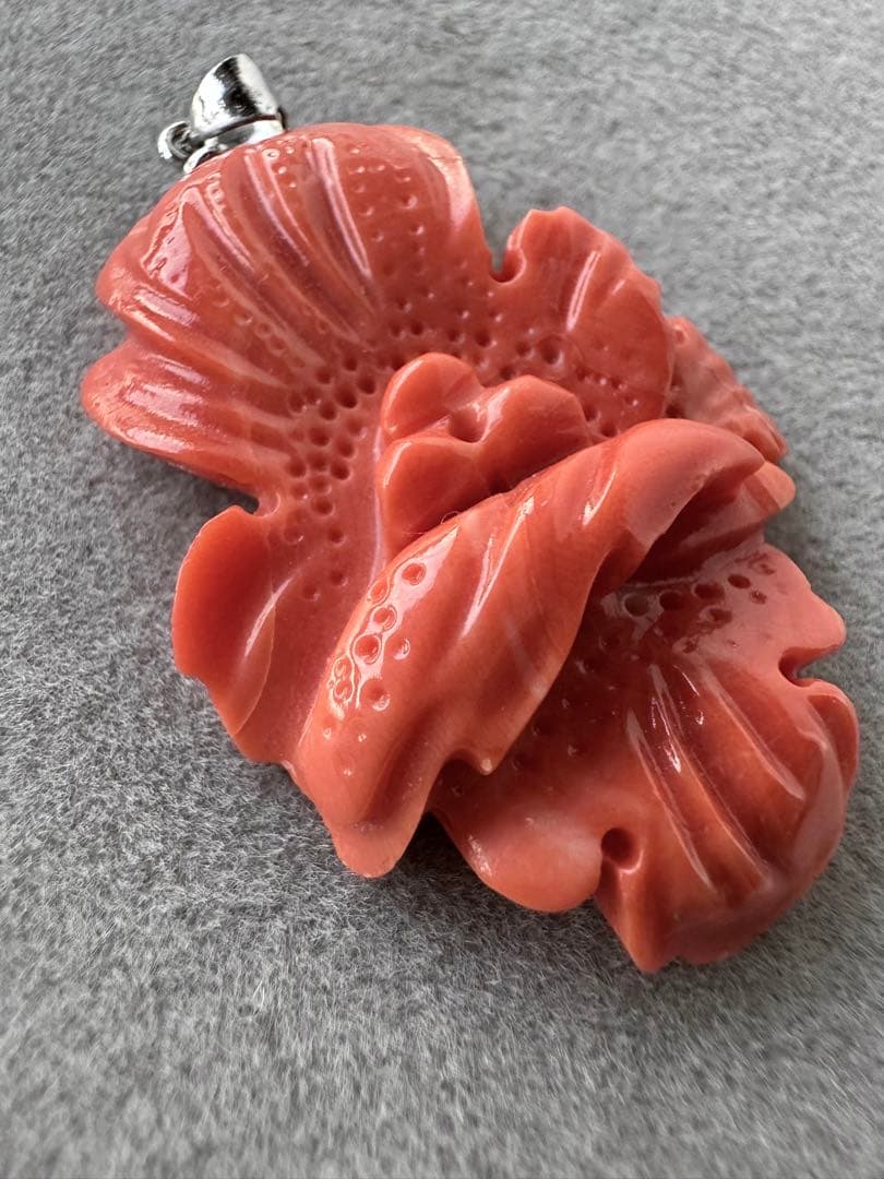 珊瑚　サンゴ　ペンダントトップ　天然ルース　アクセサリー