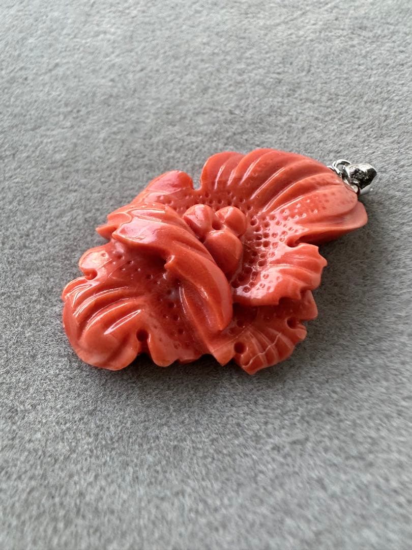 珊瑚　サンゴ　ペンダントトップ　天然ルース　アクセサリー