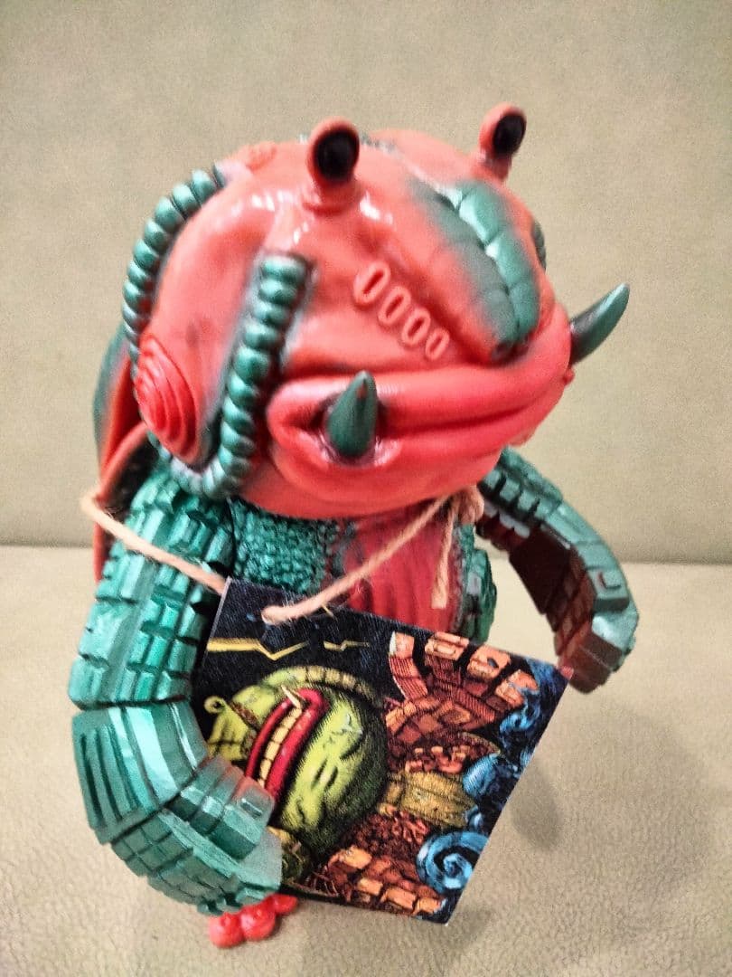 ソフビ　monstock　フロッゲン　オレンジ　izumonster　ブルマァク