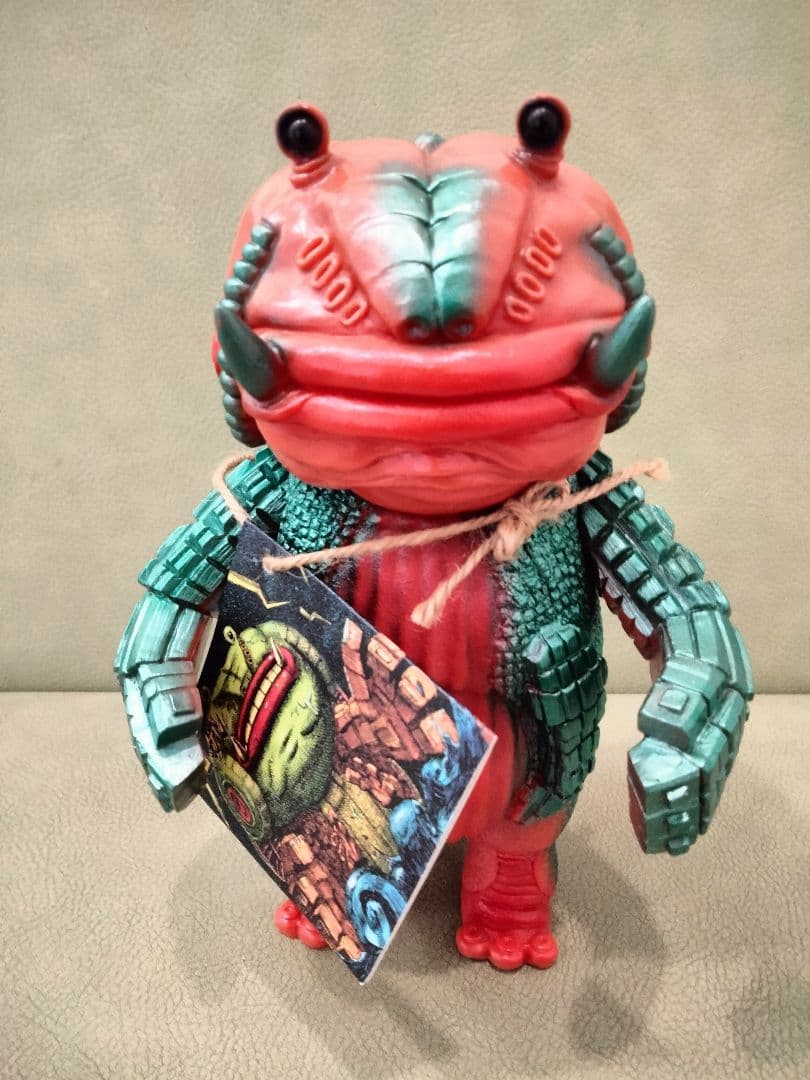 ソフビ　monstock　フロッゲン　オレンジ　izumonster　ブルマァク