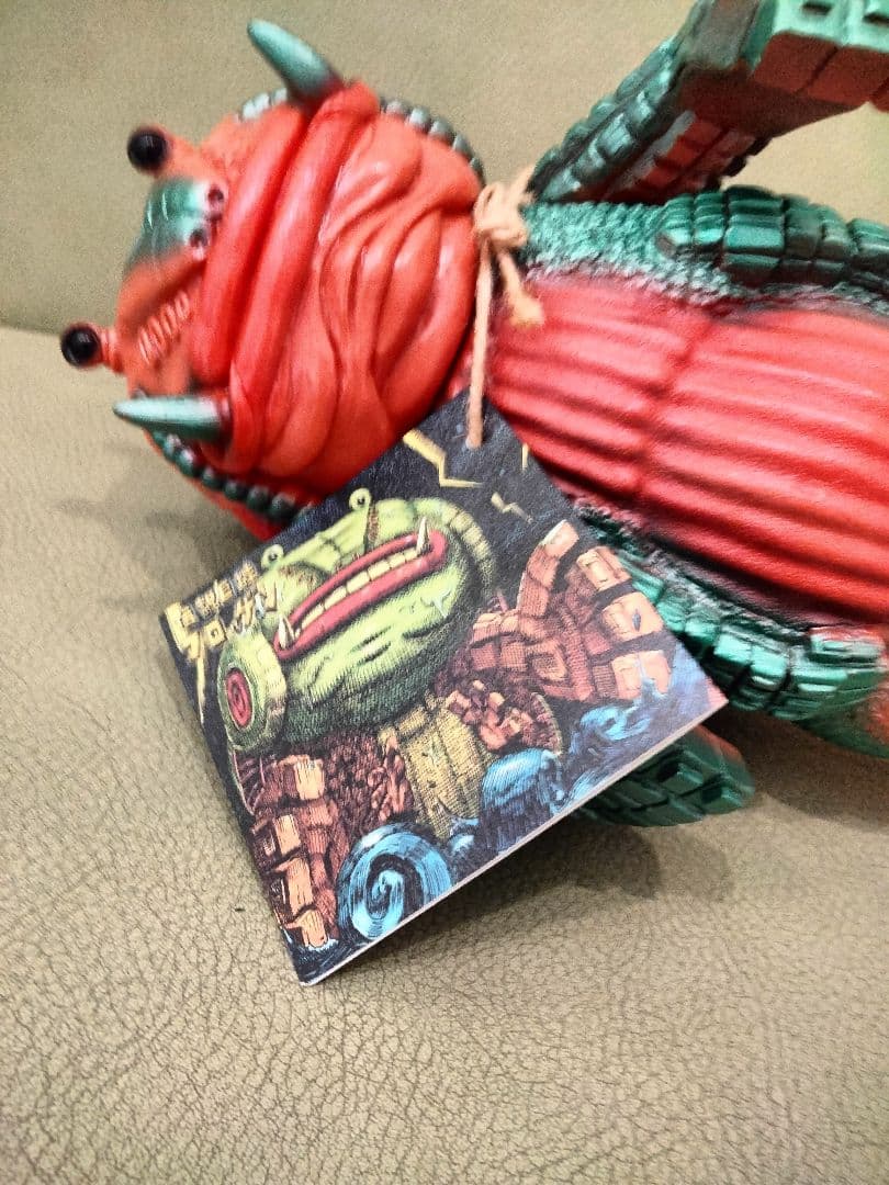 ソフビ　monstock　フロッゲン　オレンジ　izumonster　ブルマァク