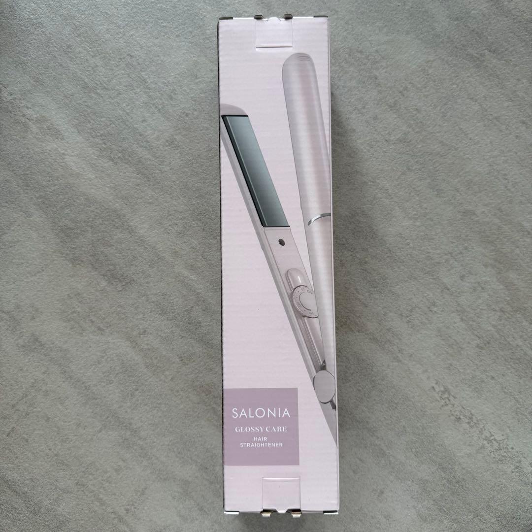 SALONIA グロッシーケア　ストレートヘアアイロン　新作