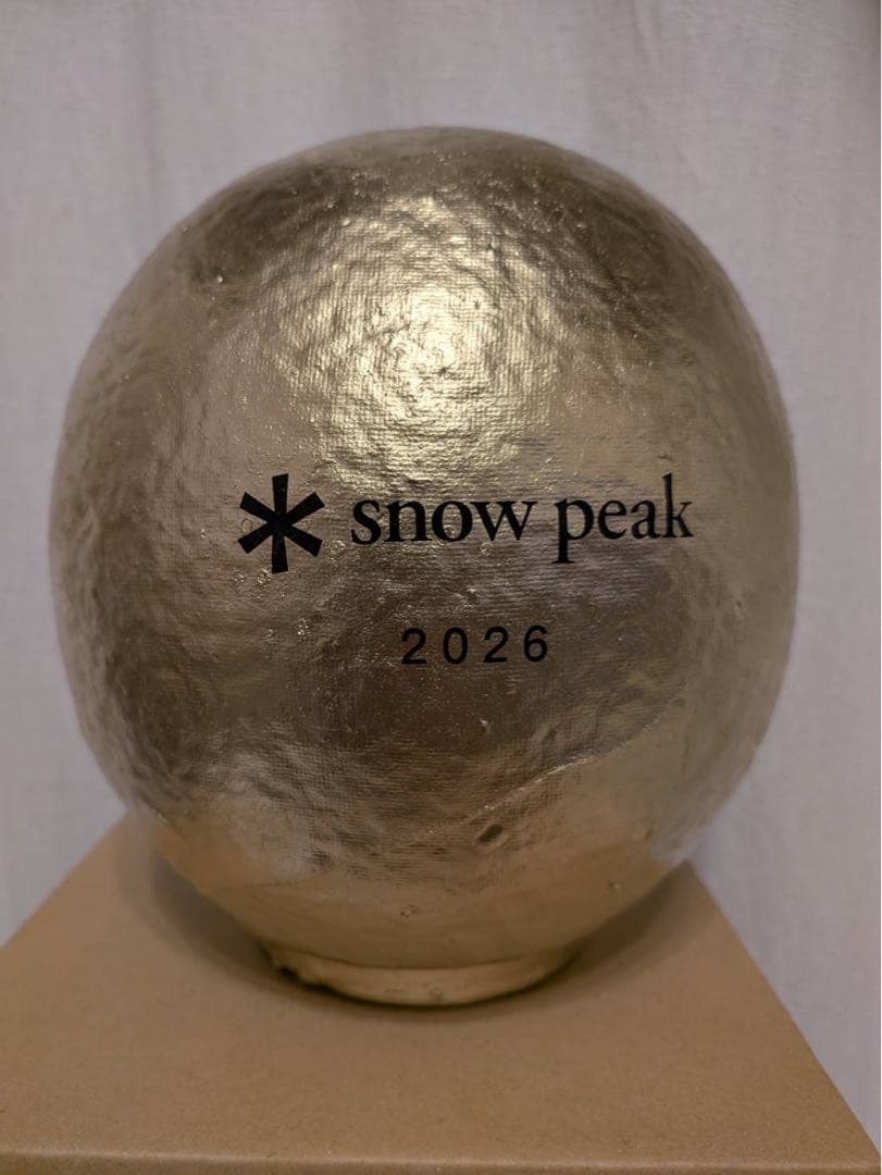 スノーピーク　金色ダルマ置物  peak 2026 だるま大