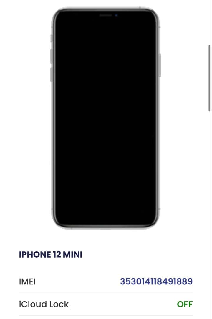 iPhone 12 mini 128G ジャンク 部品取りに。