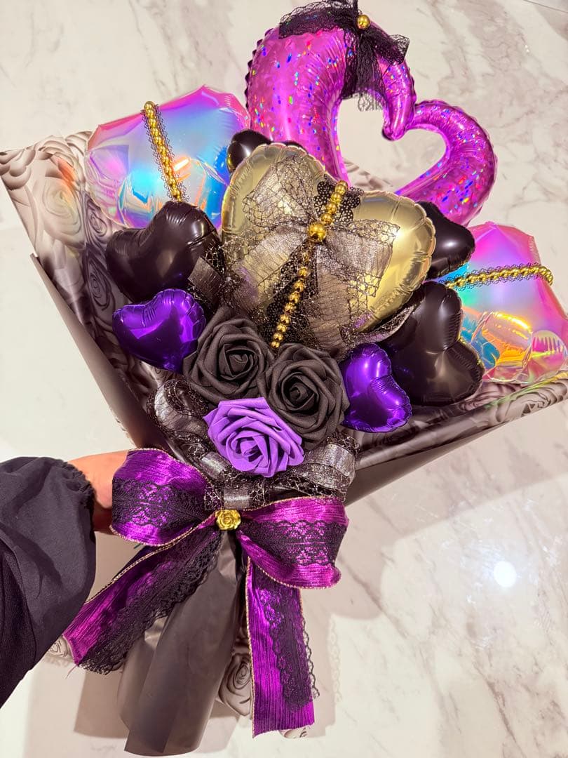 バルーンブーケ お菓子ブーケ 誕生日 発表会 結婚式 花束 ギフト 卒業式 86