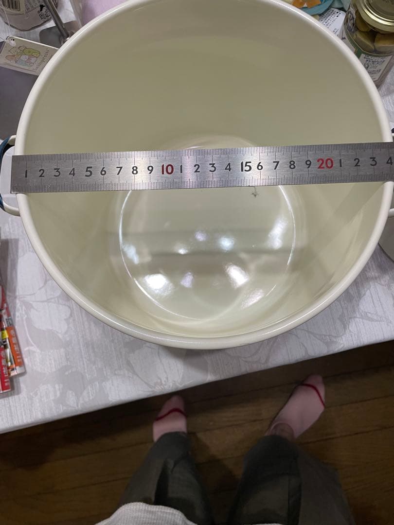 アメリカンカントリー　ブルーハート　ホーローキャニスター2点セット