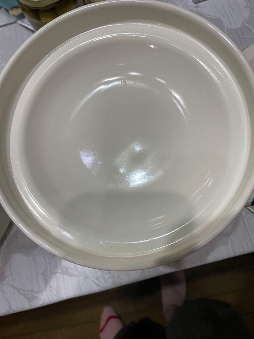 アメリカンカントリー　ブルーハート　ホーローキャニスター2点セット