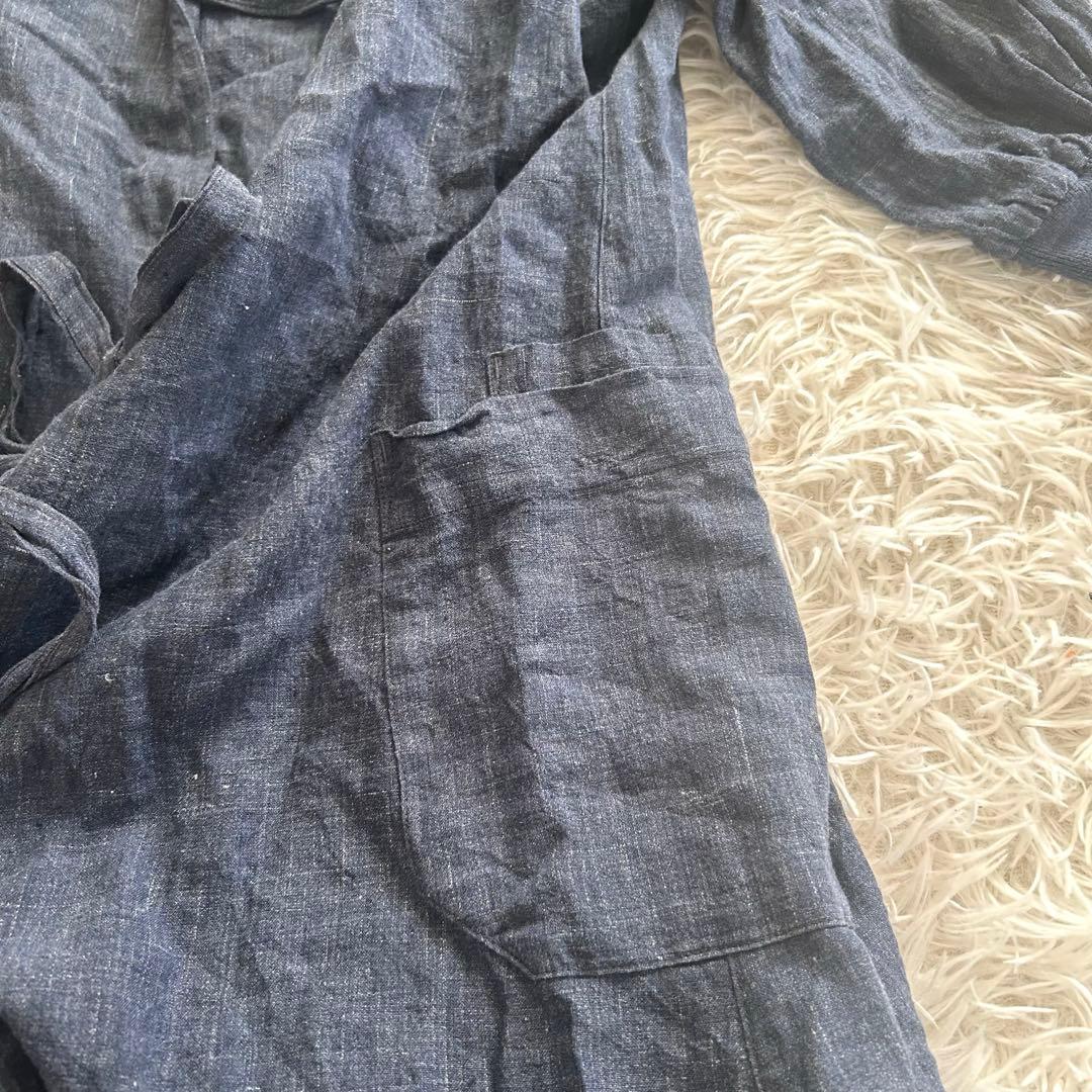 羽織にもなる2WAYリネンかっぽう着　北欧暮らしの道具店／fog linen