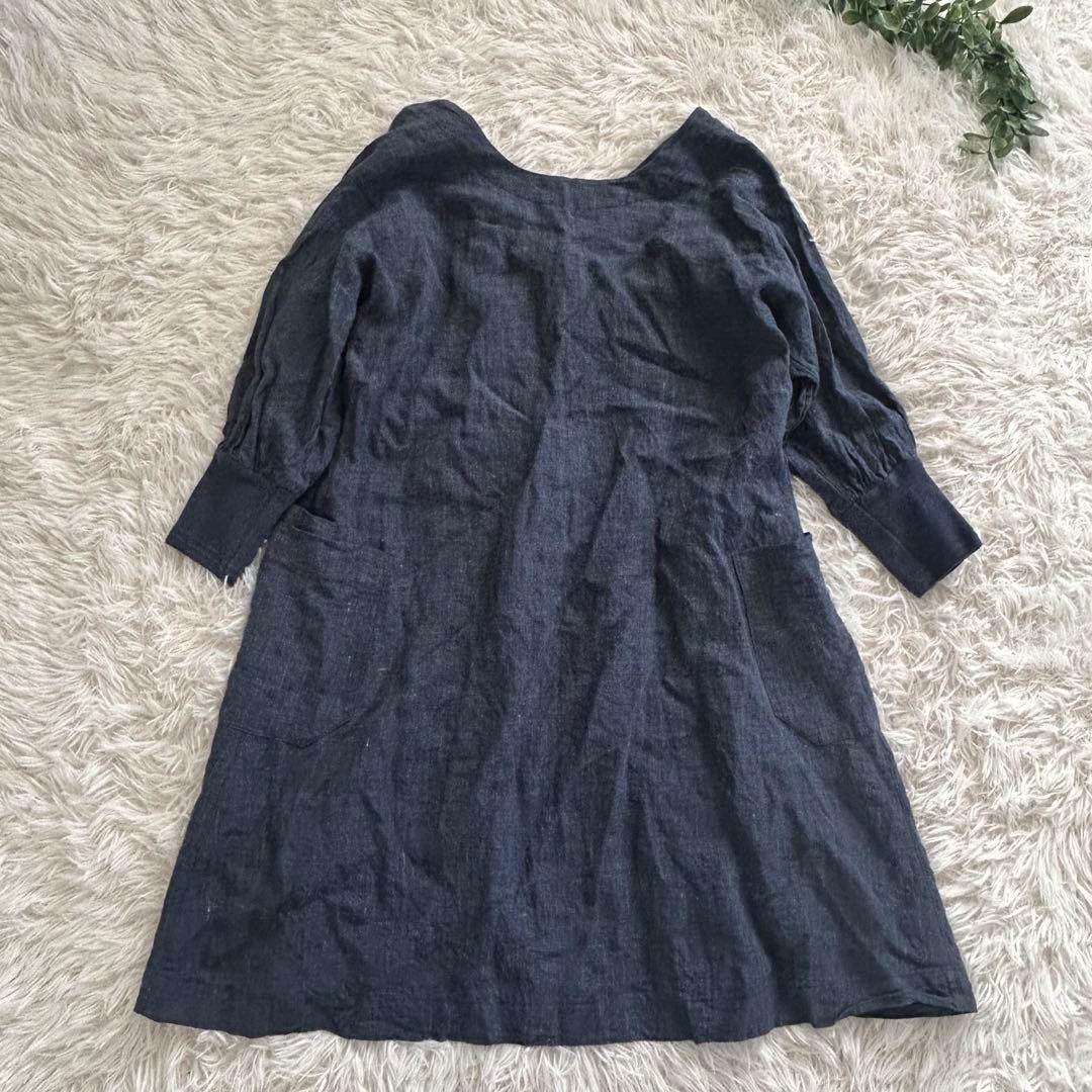 羽織にもなる2WAYリネンかっぽう着　北欧暮らしの道具店／fog linen