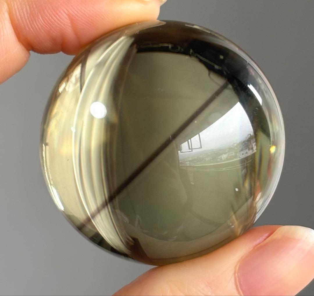 レア　高品質　シトリン　キラキラ感　ブルーラダー　ゼウス　スフィア