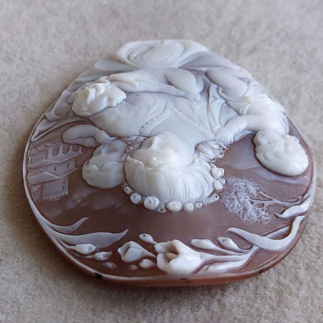 幸せの形　母の愛　シェル　カメオ　ルース