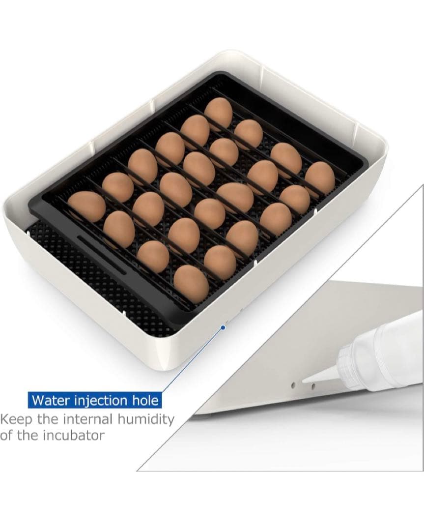 自動孵卵器 インキュベーター 鳥類専用ふ卵器 自動転卵式 孵化器24