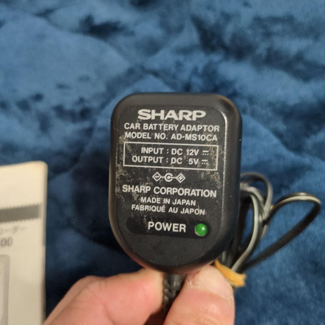 SHARP　MDポータブルレコーダー　MD-MS100　ウォークマン　付属品多数