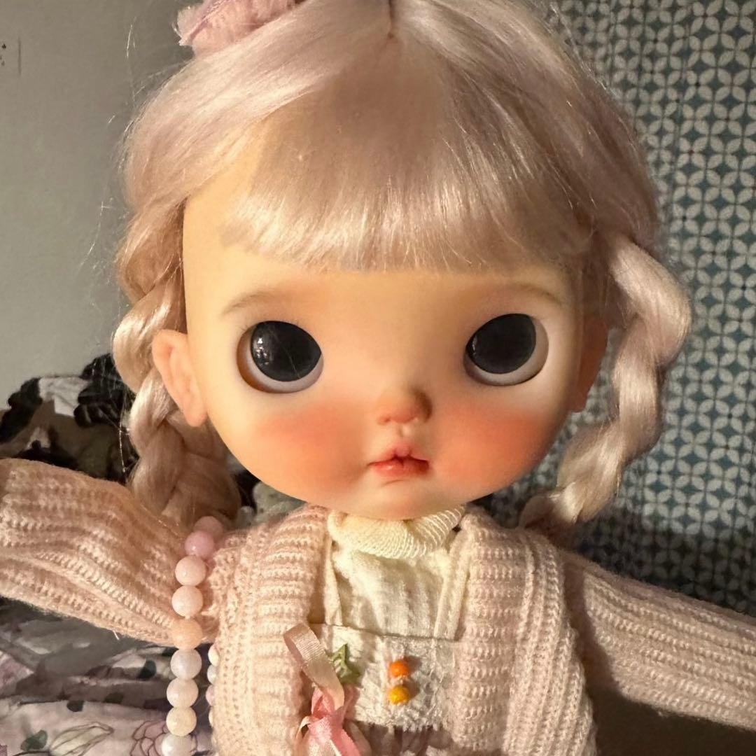 カスタムブライス 小さなお目目 幼い 海外作家様 かわいい 人形 カスタムドール