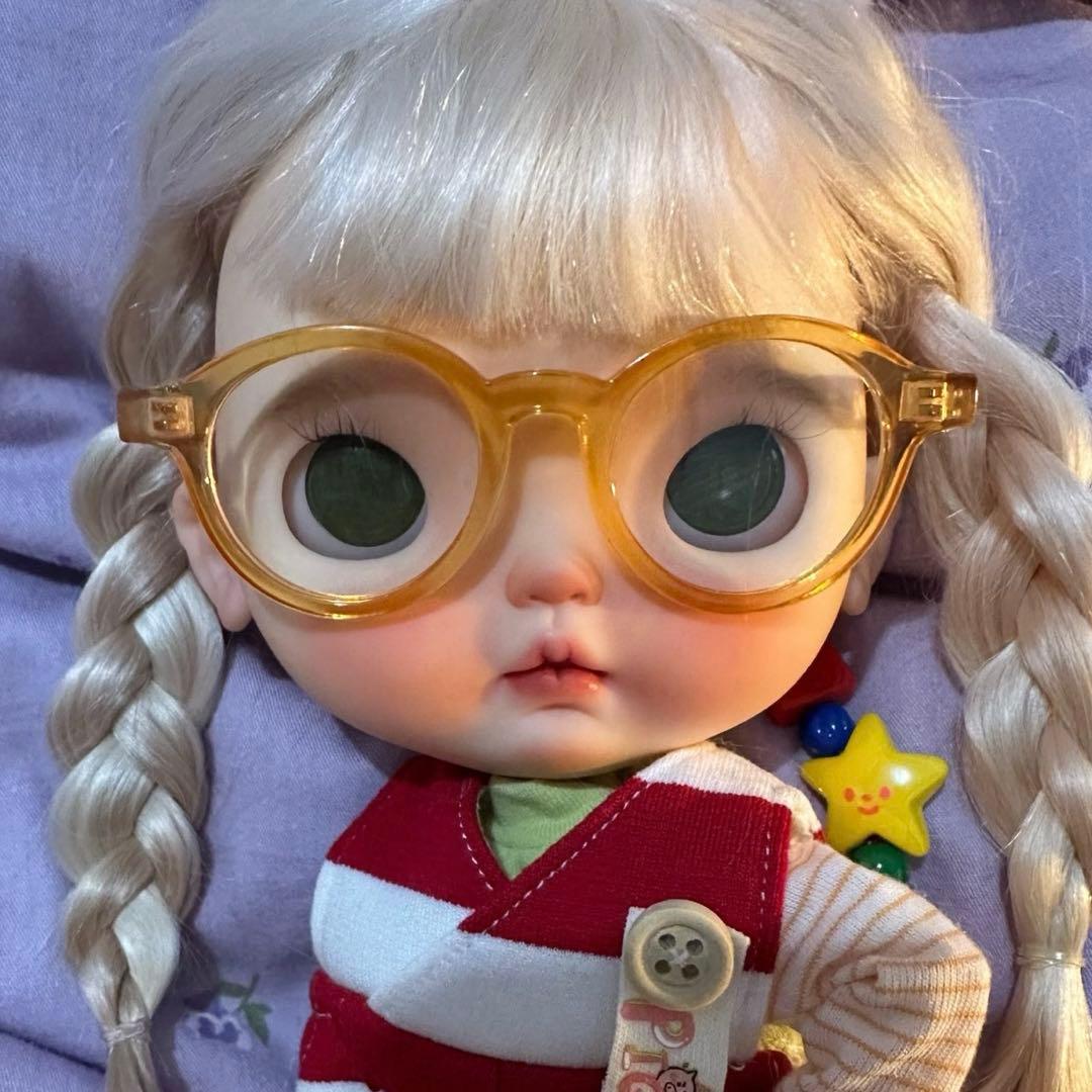 カスタムブライス 小さなお目目 幼い 海外作家様 かわいい 人形 カスタムドール