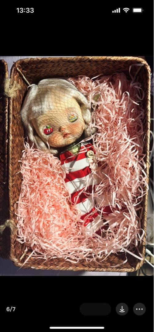 カスタムブライス 小さなお目目 幼い 海外作家様 かわいい 人形 カスタムドール