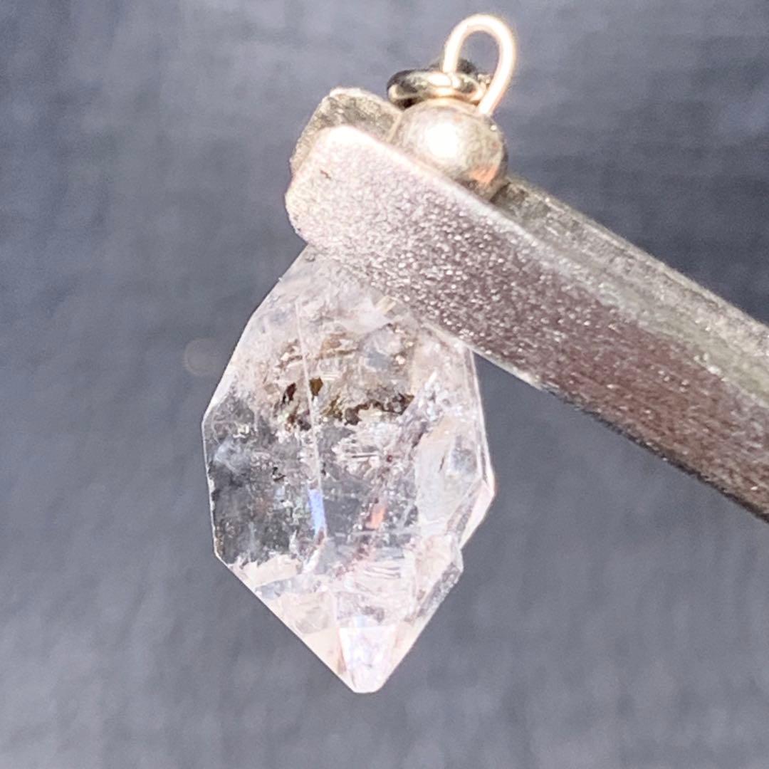 0718147  セール❗️ハーキマーダイヤモンドパーツ２個セット