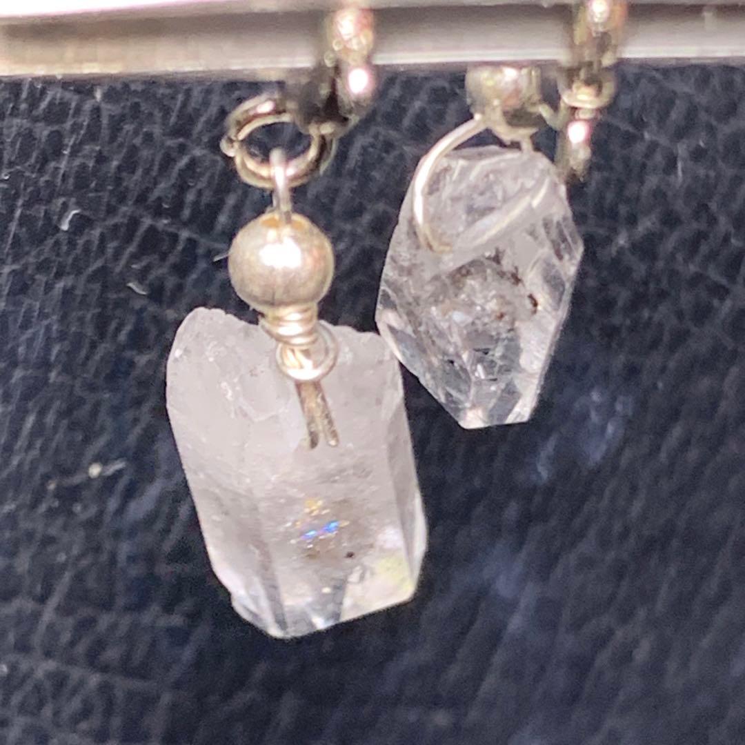 0718147  セール❗️ハーキマーダイヤモンドパーツ２個セット