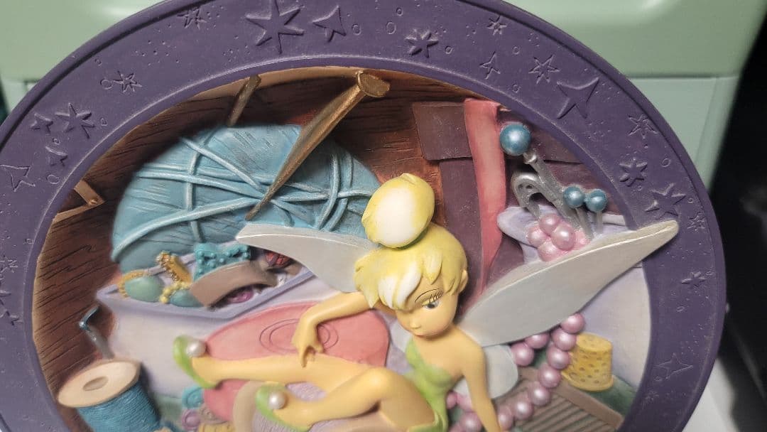 ディズニー　ティンカー・ベル 3D レリーフプレート シリアルナンバー付き！