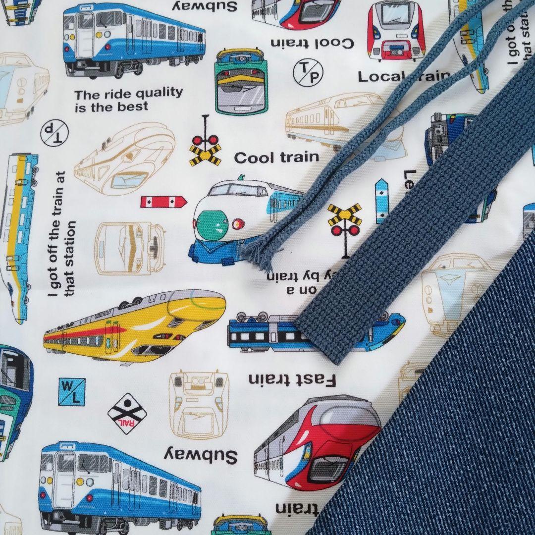 ランチセット お弁当袋 給食袋 コップ袋 ランチョンマット ランチクロス 電車