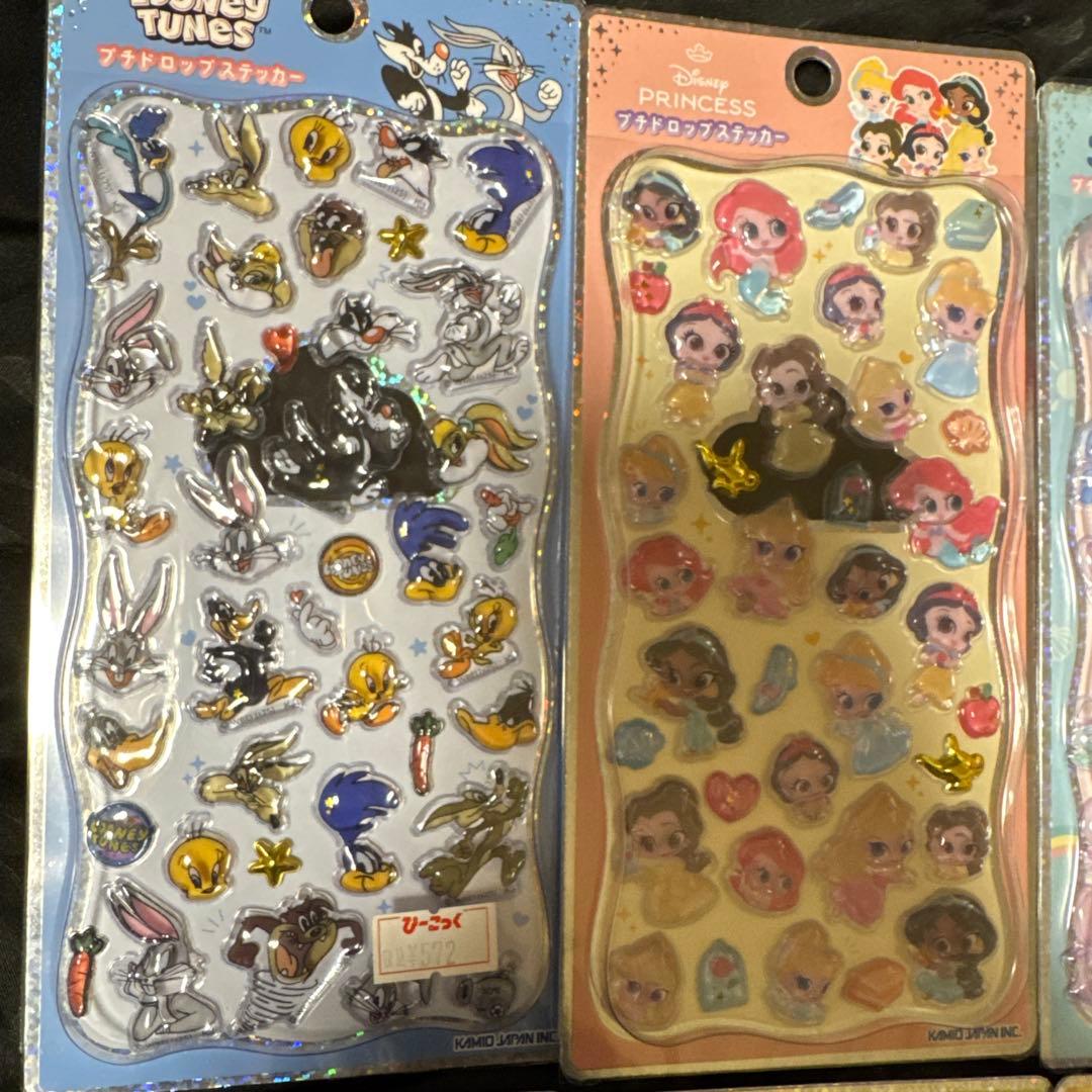 プチドロップステッカー プリンセス ルーニーテューンズ