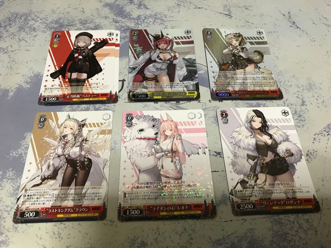 WS ヴァイス NIKKE デッキ パーツ付き 光り物多数