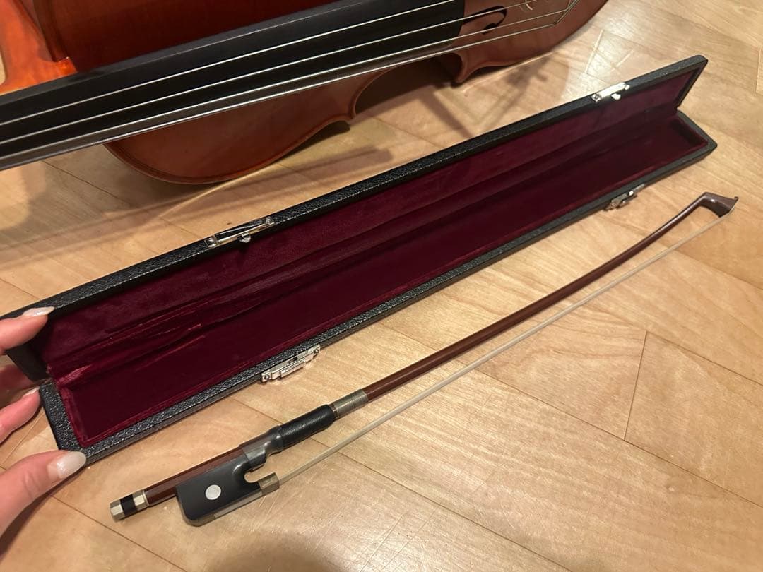 スズキ・メソード　子供用チェロ 4分の1 美品　弓　ケース付き