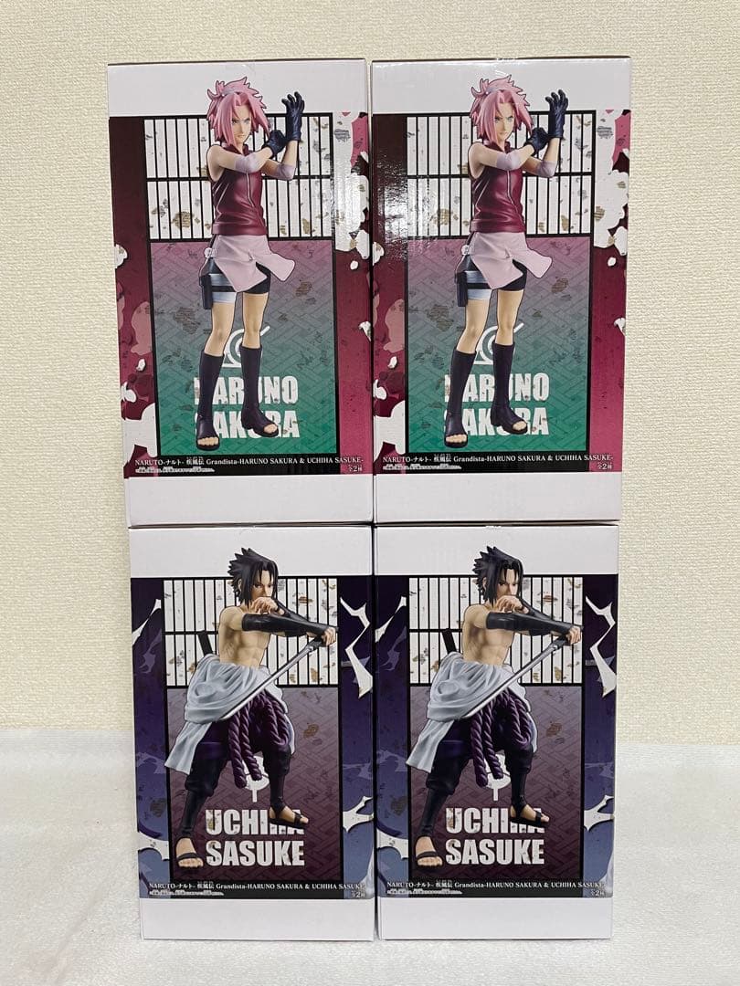 NARUTO Grandista -春野サクラ & うちはサスケ- ４点セット