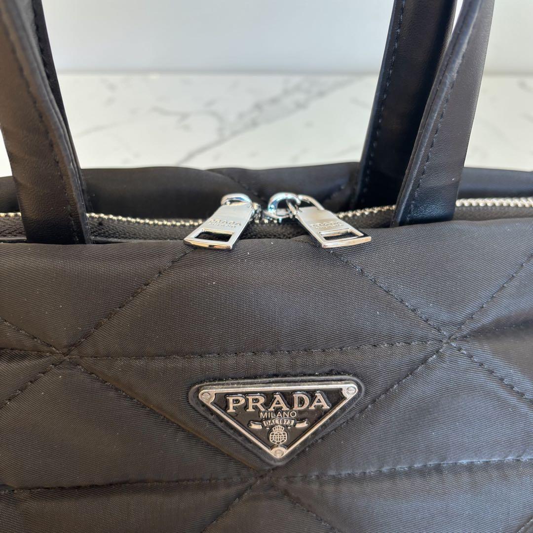 【✨超美品✨】ノベルティ3wayバッグブラックキルティング通勤通学