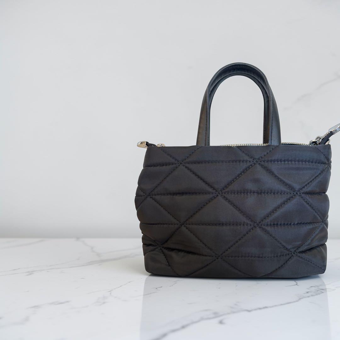 【✨超美品✨】ノベルティ3wayバッグブラックキルティング通勤通学