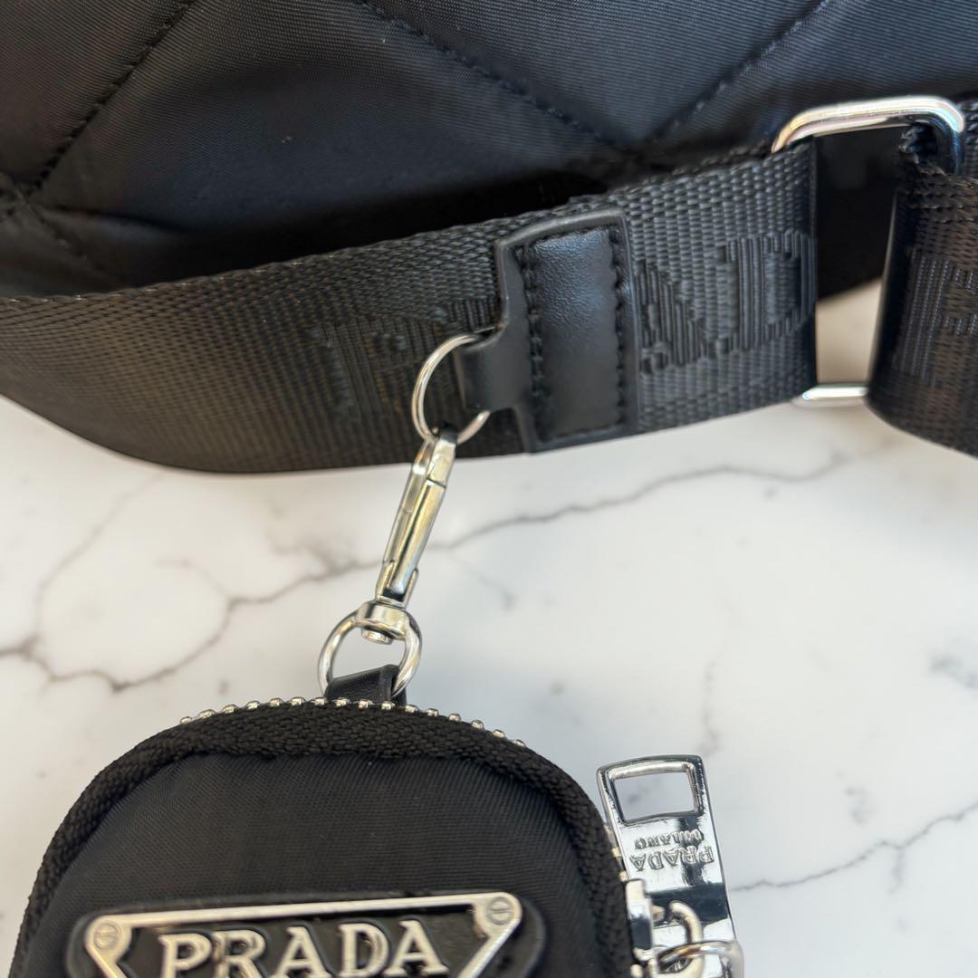 【✨超美品✨】ノベルティ3wayバッグブラックキルティング通勤通学