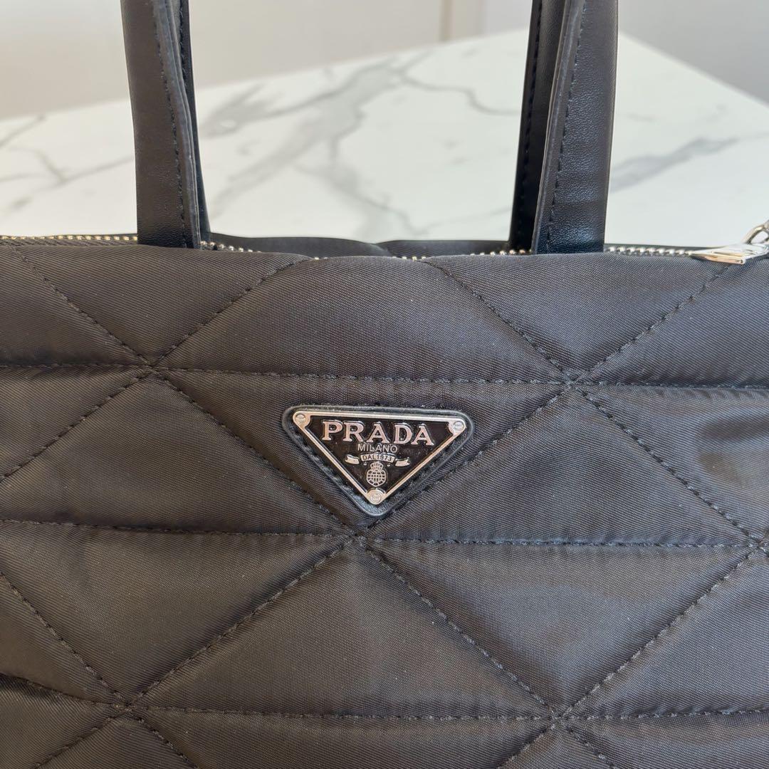 【✨超美品✨】ノベルティ3wayバッグブラックキルティング通勤通学