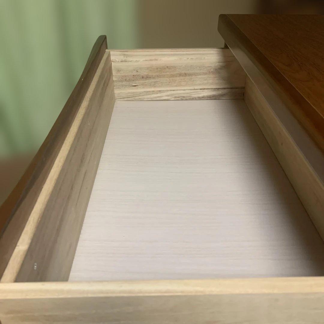 【関家具 / 大川家具】ハイチェスト トリノDX 6段 ブラウン 80-6HC