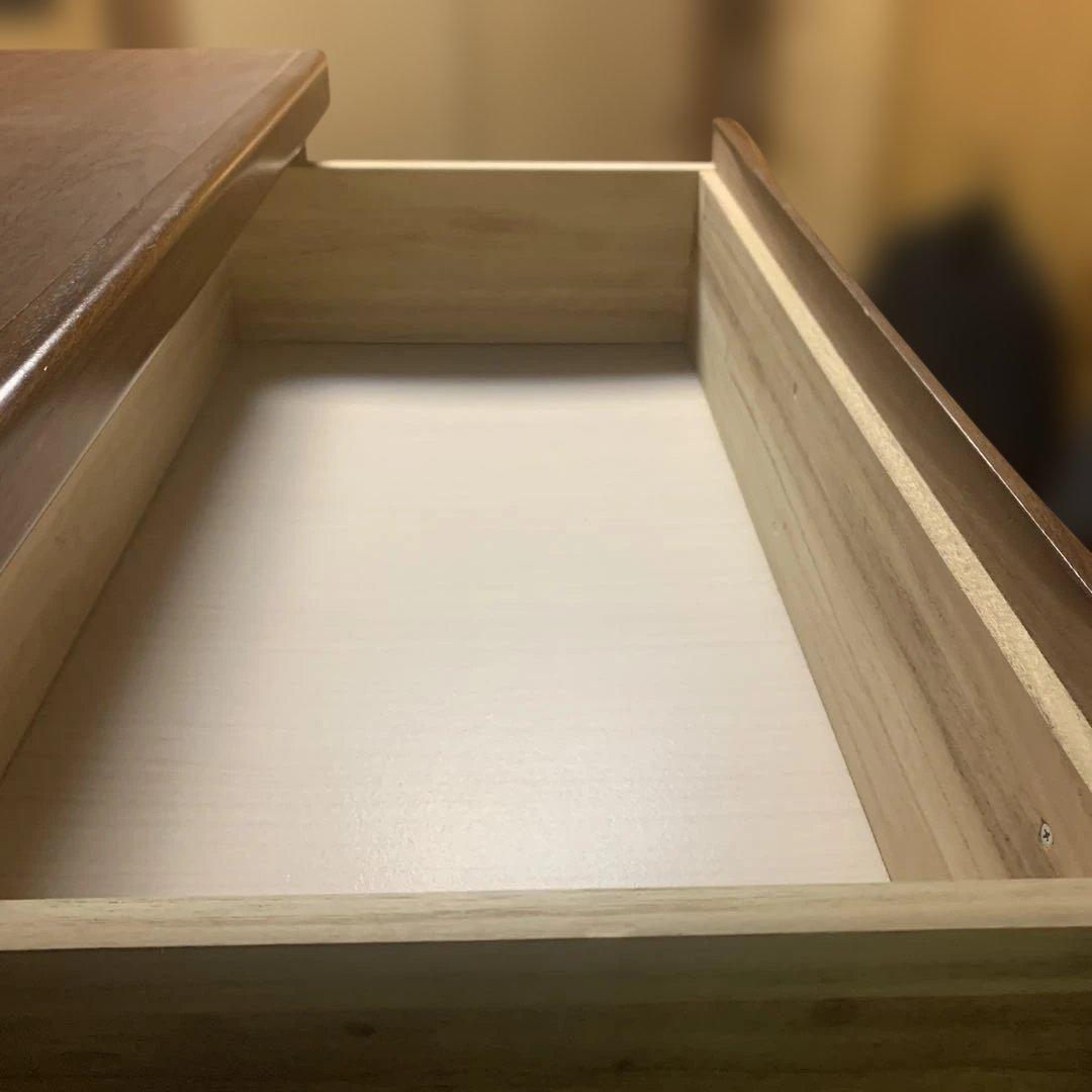 【関家具 / 大川家具】ハイチェスト トリノDX 6段 ブラウン 80-6HC