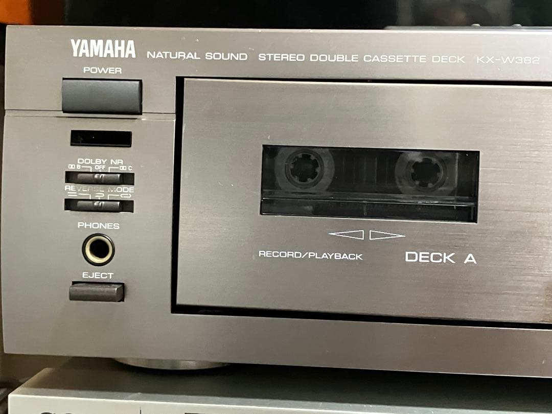 【動作品】Yamaha KX-W392 カセットデッキ／カセットテープ付き
