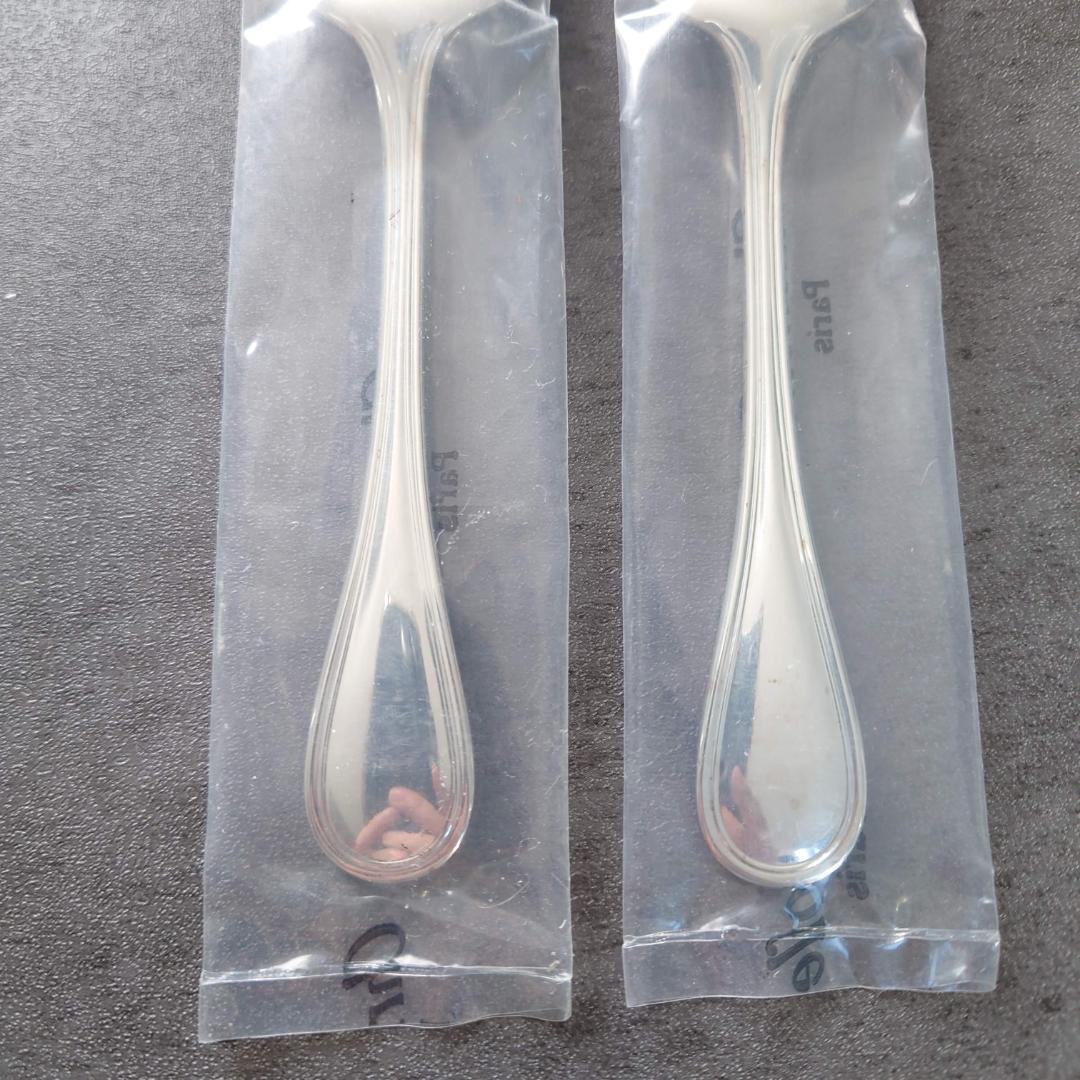 希少 クリストフル アルビ アイスクリームスプーン 未開封 2点