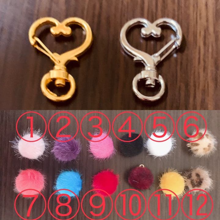 イニシャルチャーム リボンチャーム リングチャーム