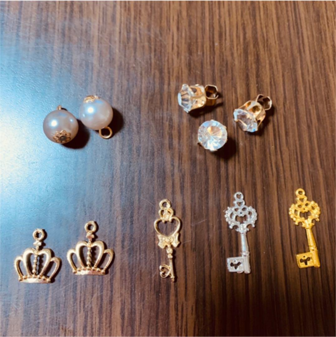 イニシャルチャーム リボンチャーム リングチャーム