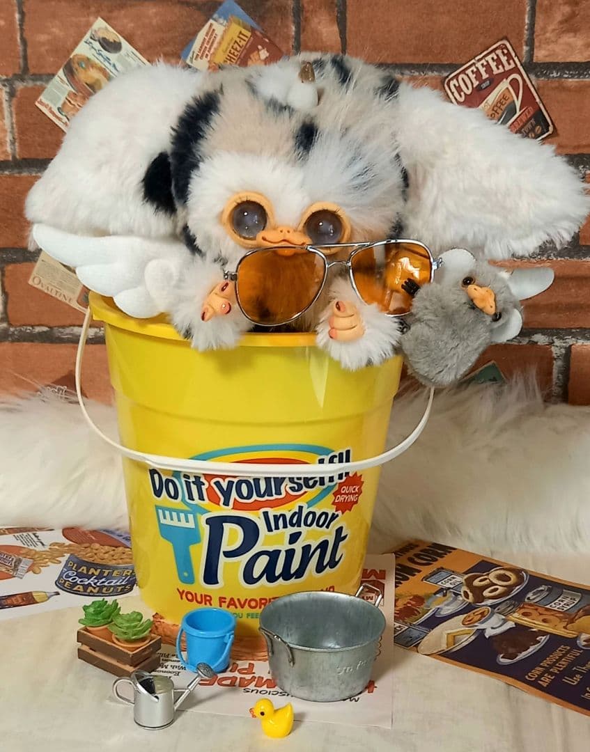 ハンドメイド・Big エンジェルベビさん&お友達・人形・アートドール・ぬいぐるみ