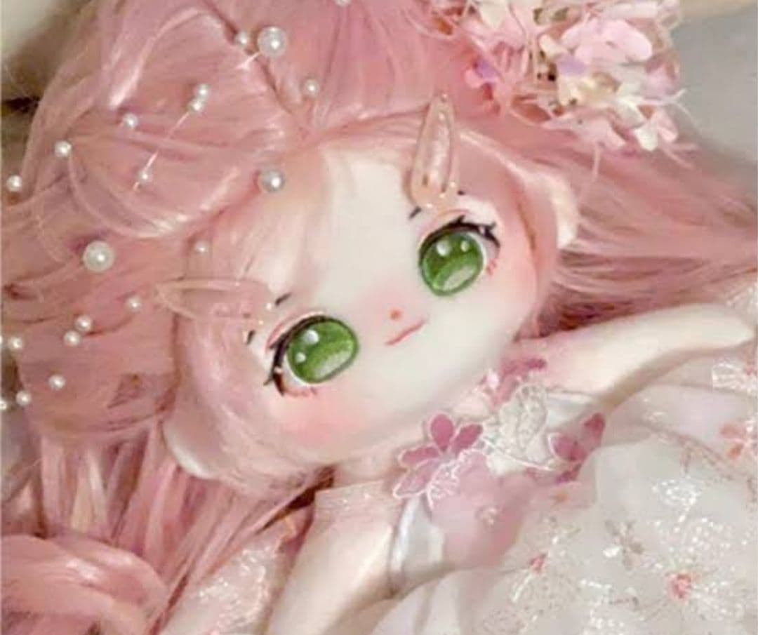 無属性ぬいぐるみ ピンクローズ20cm フルーメイク付き スケルトン無し