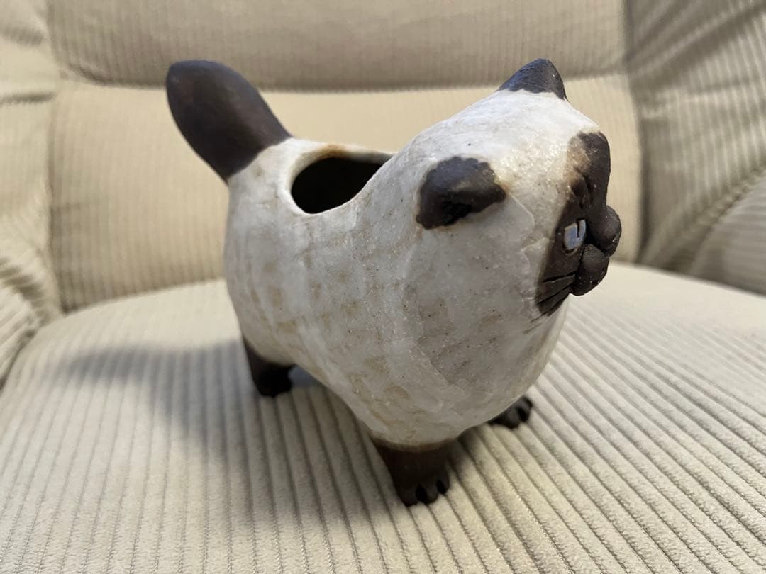 レア　かとうゆみ　猫の置物