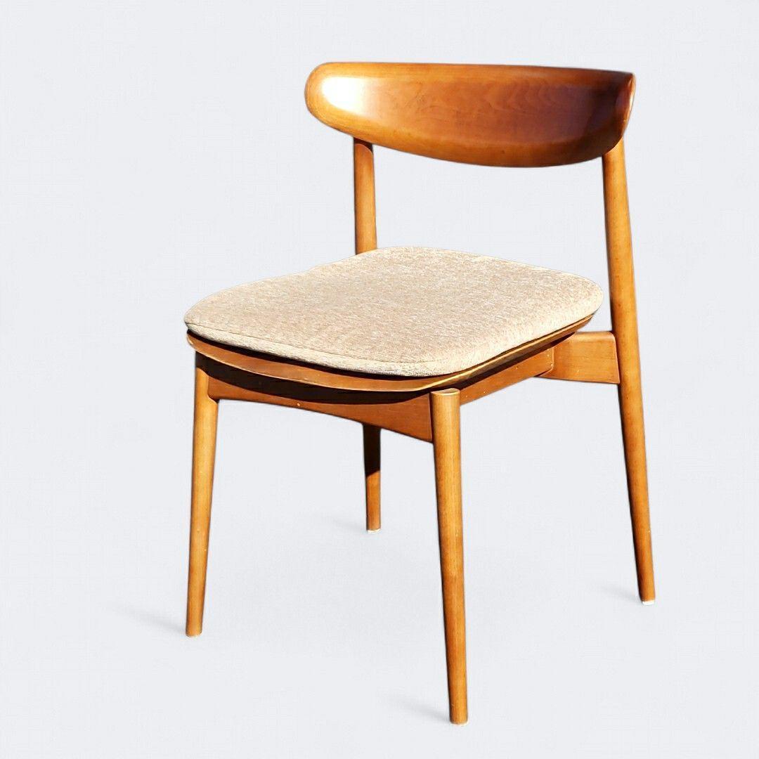 純正クッション付 HIDA SEOTO ダイニングチェア KD201B ①