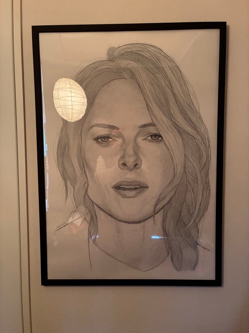 人物画　鉛筆画　A1サイズ