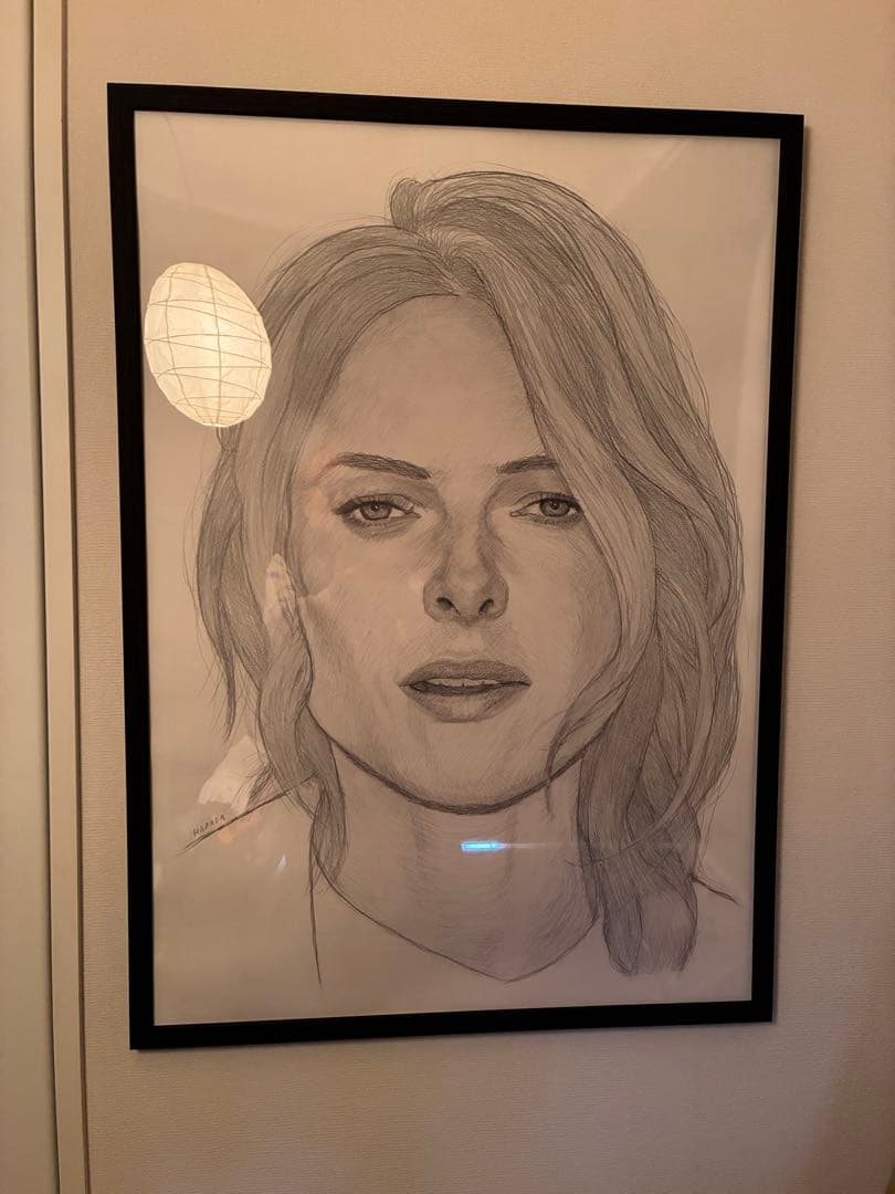 人物画　鉛筆画　A1サイズ