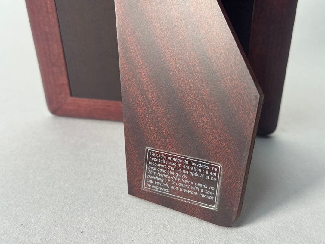 美品 CHRISTOFLE 写真立て　フォトフレーム　メッキ　ゴールド