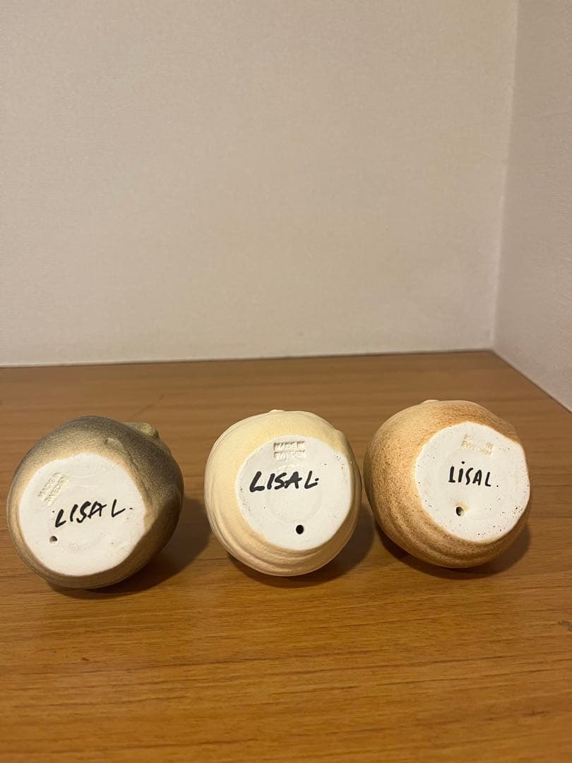 ネズミ型陶器置物 3個セット　※コメントやり取りの方専用価格