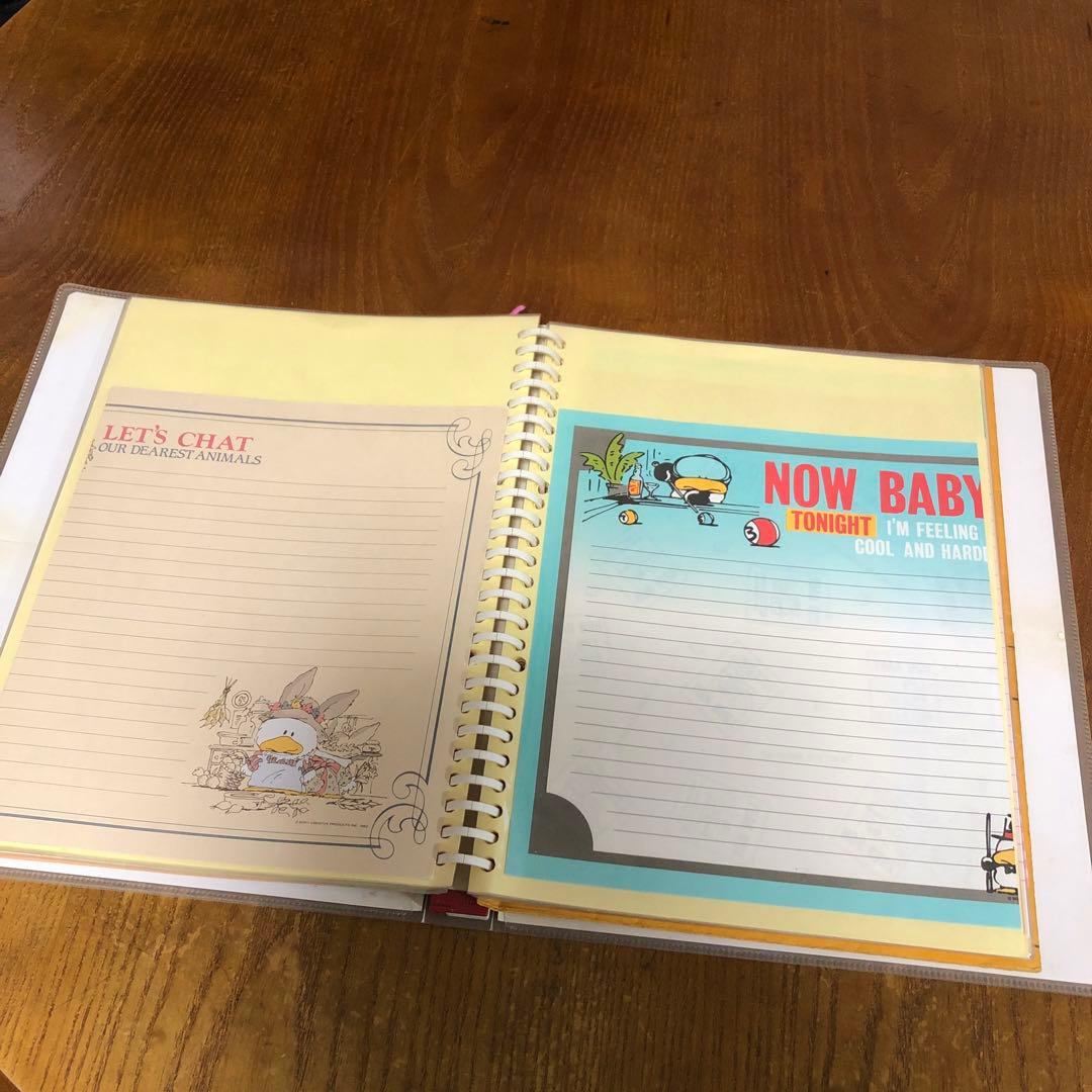 激レア　ソニークリエイティブプロダクツ　80年代　レトロファンシー便箋　メモ帳