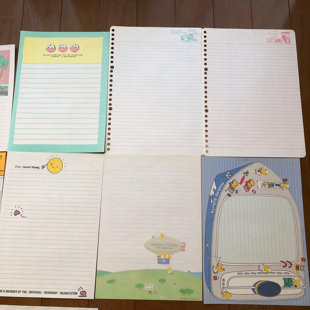 激レア　ソニークリエイティブプロダクツ　80年代　レトロファンシー便箋　メモ帳