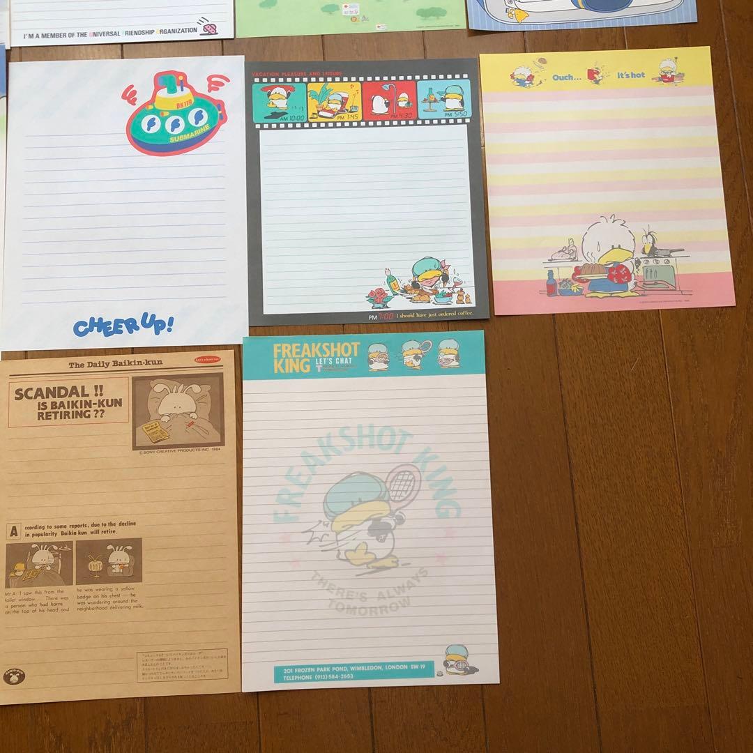 激レア　ソニークリエイティブプロダクツ　80年代　レトロファンシー便箋　メモ帳