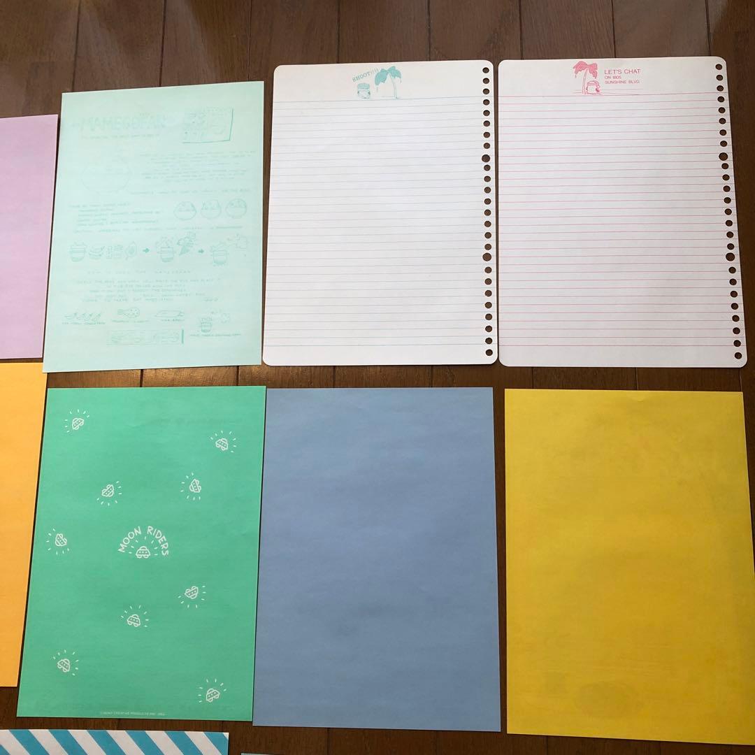 激レア　ソニークリエイティブプロダクツ　80年代　レトロファンシー便箋　メモ帳